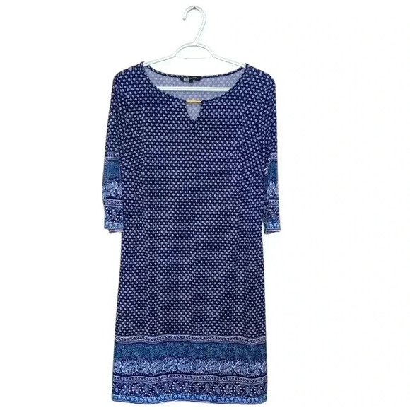 BB Collection Lightweight Airy  Wrinkle Free Packable 3/4 Sleeve Loose Fit Dress - Picture 1 of 6